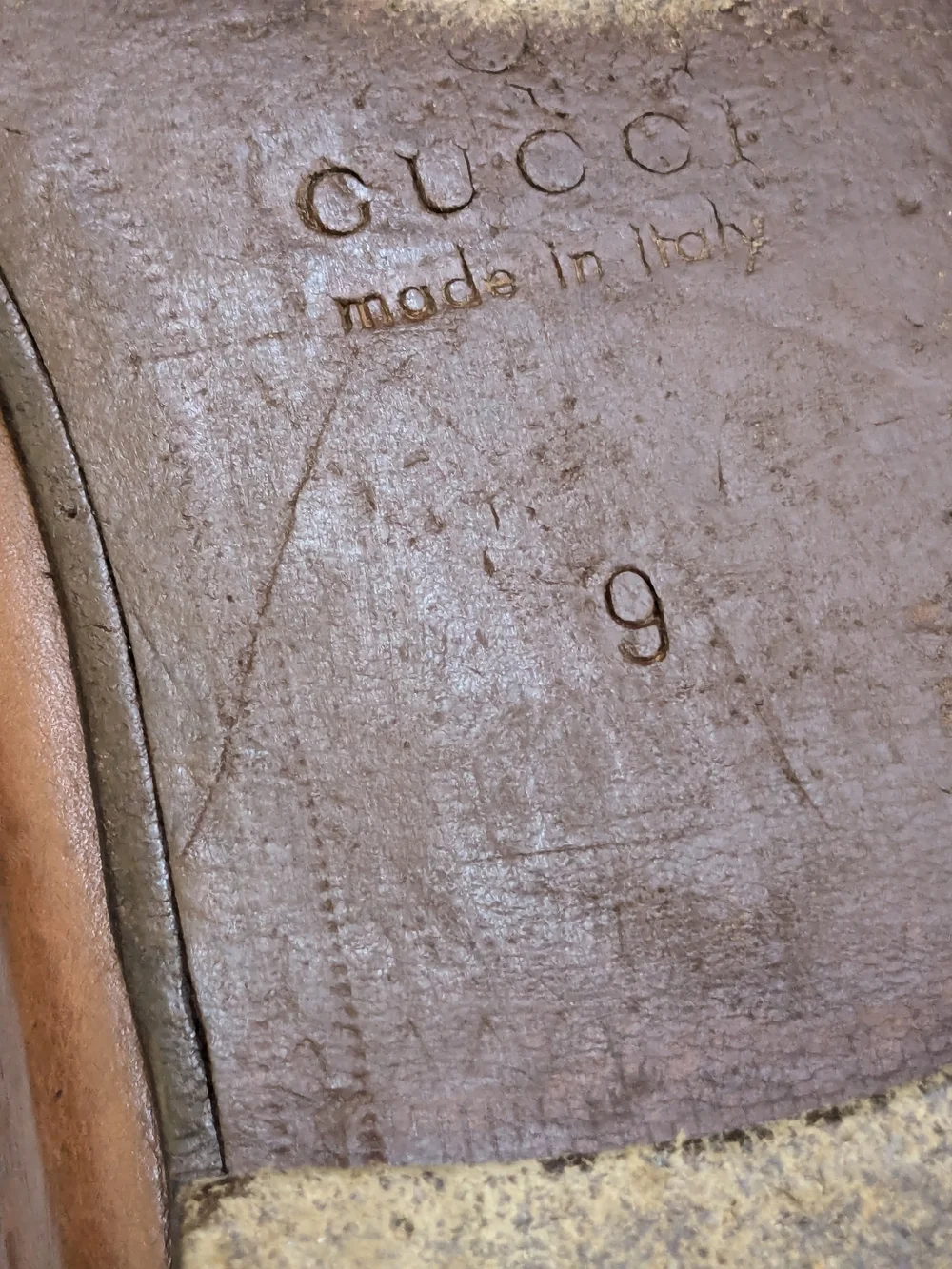 Gucci Horsebit Loafers Brown Men US 9.5 Leather Slip Ons Leather Italy - Picture 13 of 15